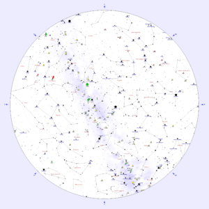 mappa del cielo 1 agosto 2024