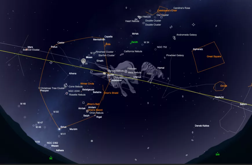 Il cielo del mese: dicembre 2024