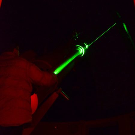 puntatore laser a monteromano